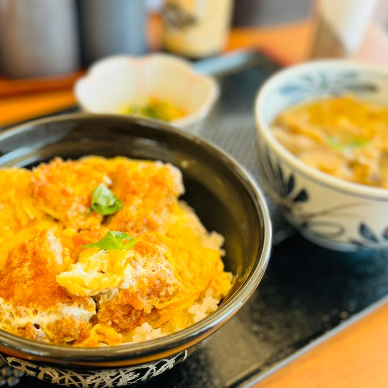 ヒレカツ丼 ミニうどんセット(かつ庵 岡山平島店)