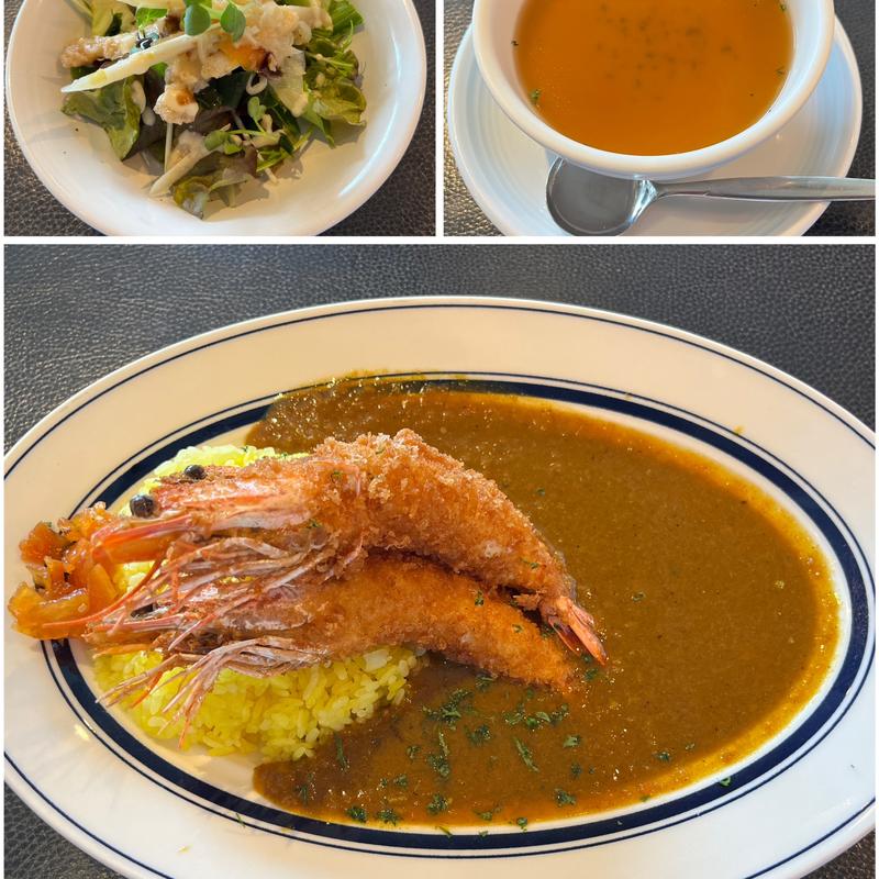 ガンジー大エビフライカレー(上野洋食 遠山)