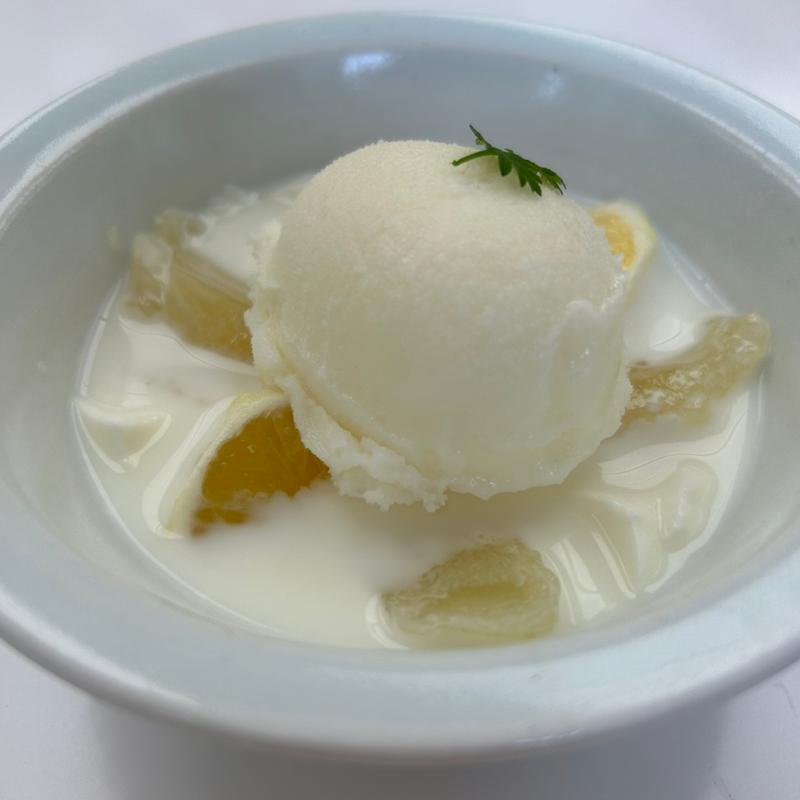 日向夏の杏仁豆腐(六花亭 森林公園店)