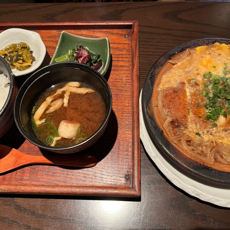 カツとじ御膳(みます屋 おくどはん)