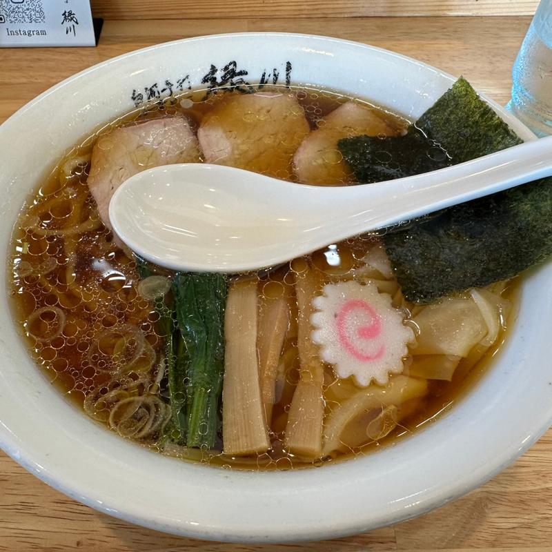 ワンタン麺(白河手打中華そば 緑川)