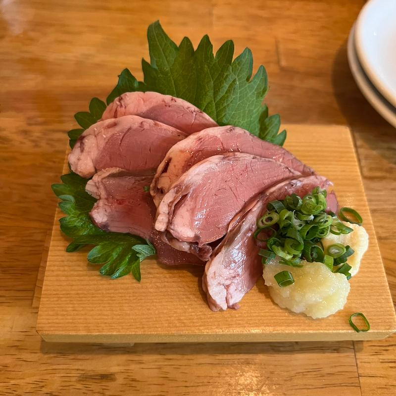 ハツ刺し(大衆イタリアン　かね子　錦糸町店)