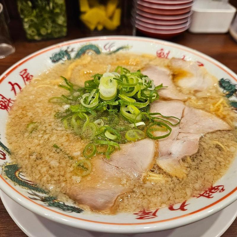 特製醤油ラーメン(京都北白川ラーメン魁力屋 港北インター店)