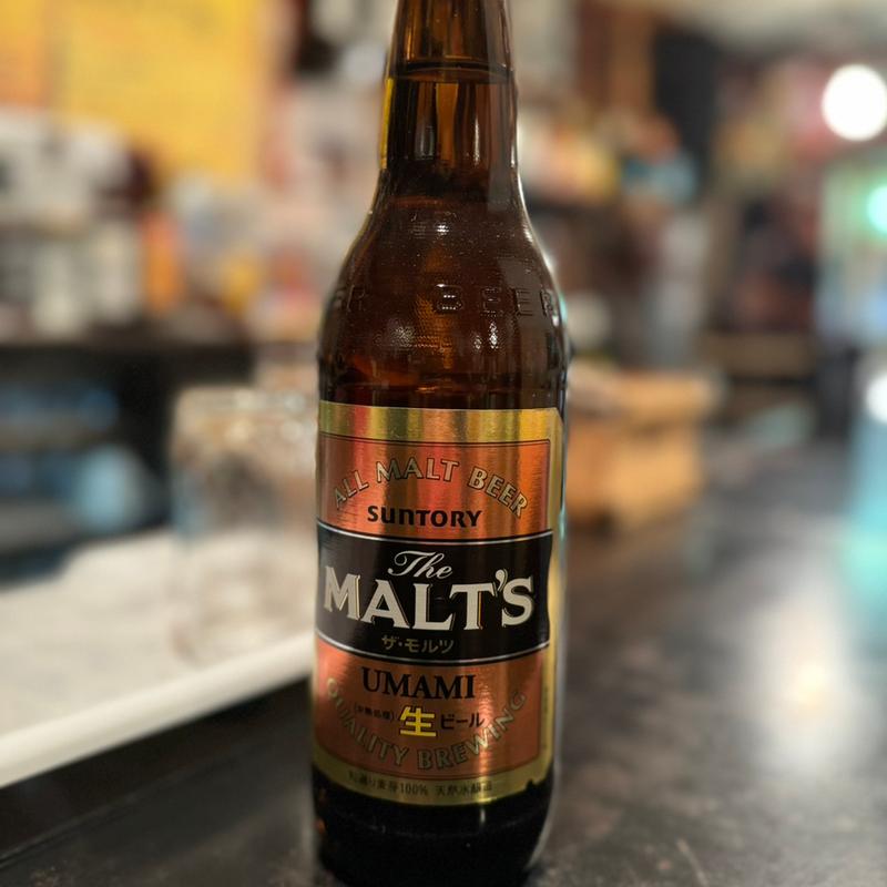 モルツ大瓶(鳥一伝承　焼鳥酒場ヤスモリ商店)