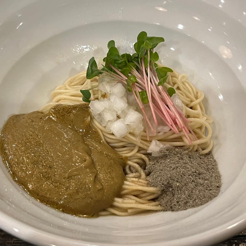 牡蠣の和え玉ハーフ(魚々麺 園)