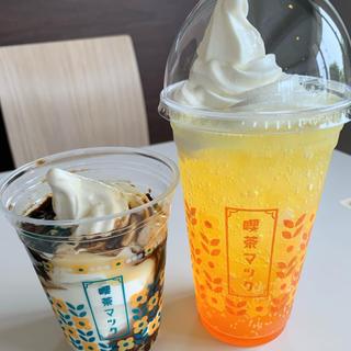 コーヒーゼリーパフェ マックフロート3種の柑橘ミックス(マクドナルド 千歳船橋駅前店)