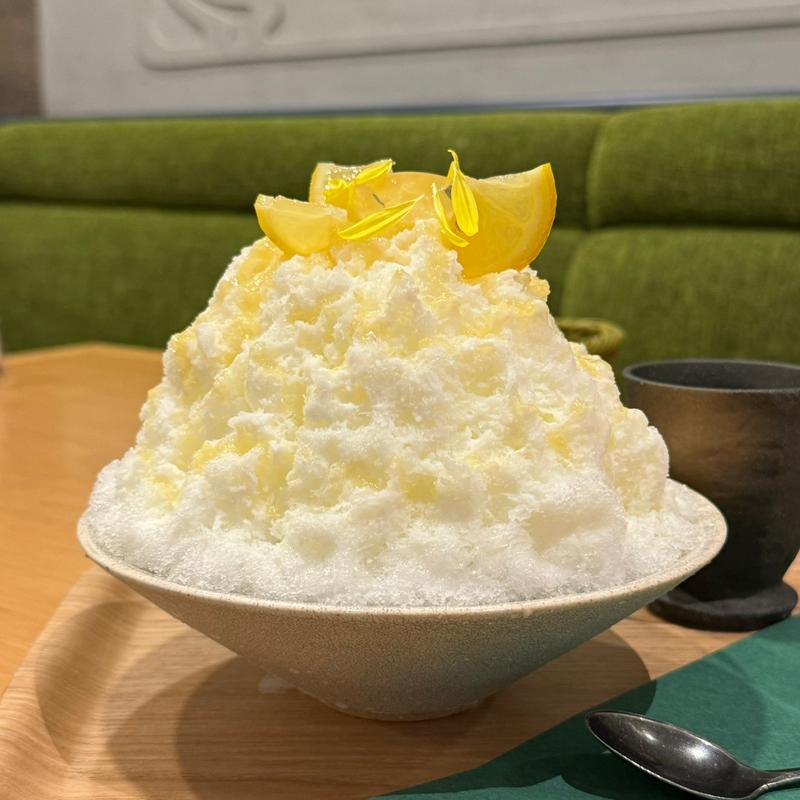 かきこおり、檸檬とミルク(甘処 いまゐ)