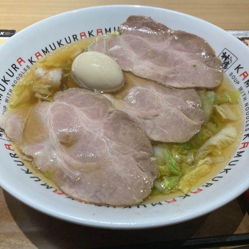 煮卵チャーシュー麺(どうとんぼり神座 関西国際空港店 )