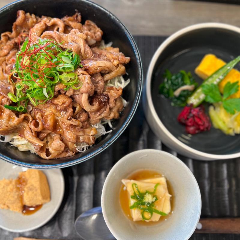 焼肉丼(炭焼き炙り丼 KYOTO STYLE キャベツの想い)