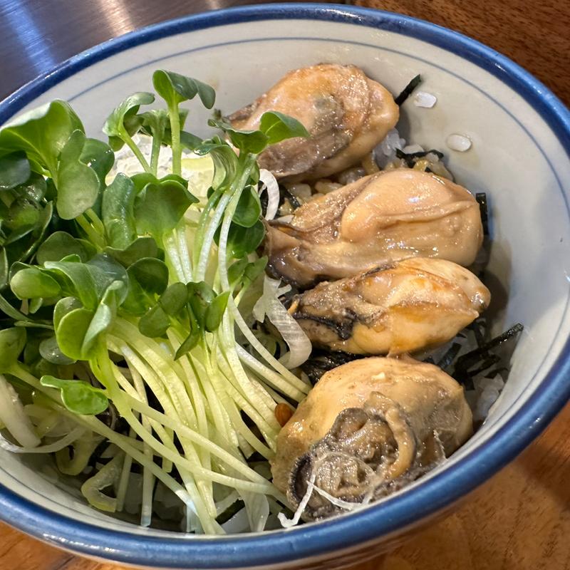 牡蠣めし(麺や佐市)