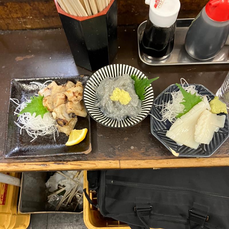 ヤリイカ刺し(はなみち （【旧店名】第三酒寮キンパイ）)