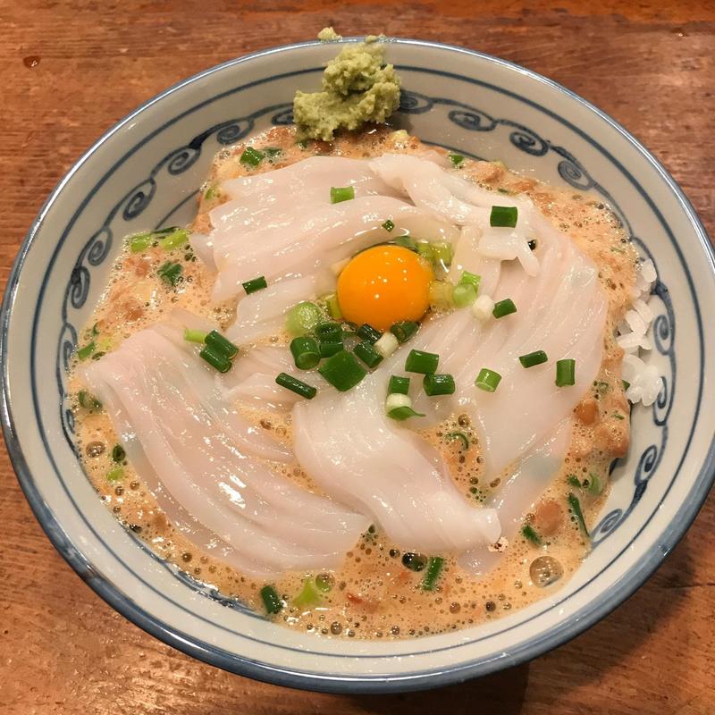 いか納豆丼(ふじ田)