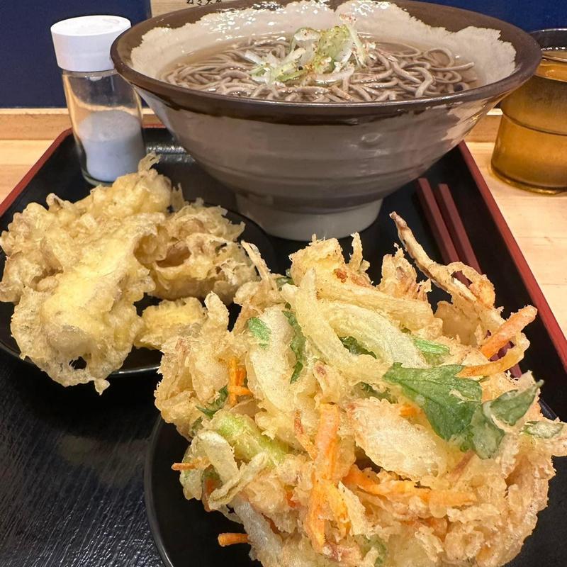 かき揚げそば 舞茸天(大船そば)