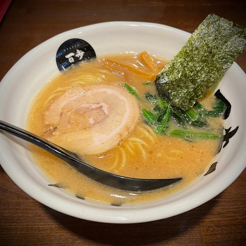 豚骨醤油ラーメン(百歩ラーメン 川口店)