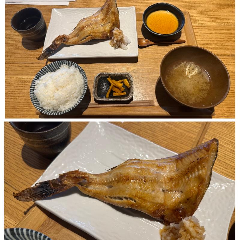 縞ホッケの一夜干し定食(藍屋 弥生台店)