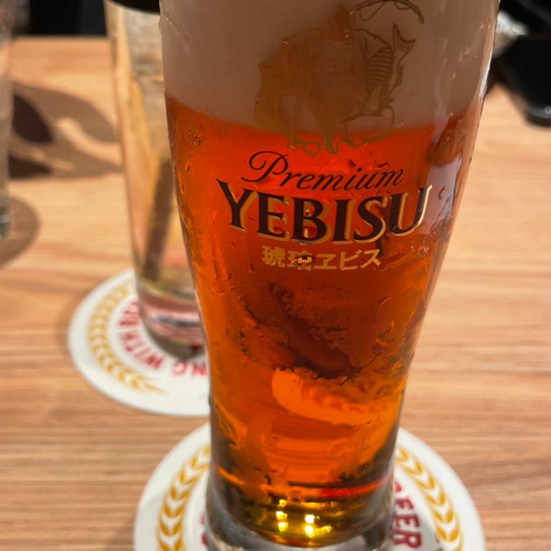 琥珀ヱビス プレミアムアンバー(NAGOYA BEER STATION 浩養園)