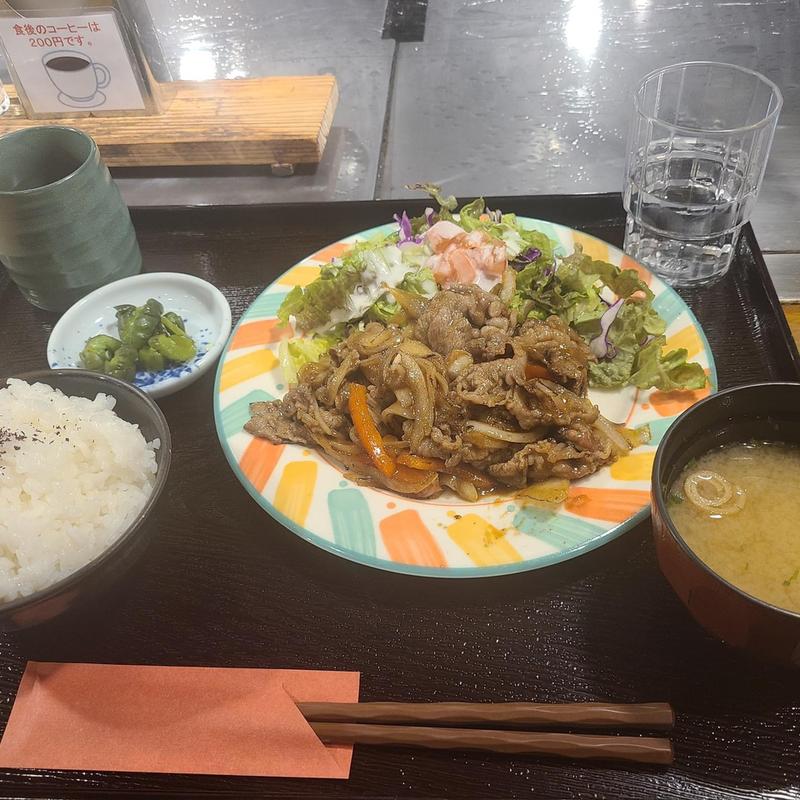 但馬牛焼肉定食(道の駅 但馬楽座)