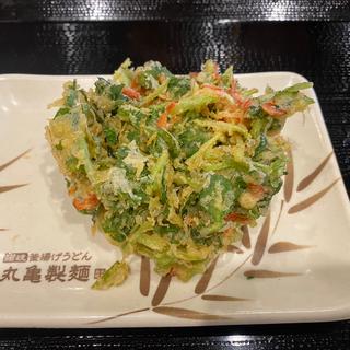 三つ葉小エビかき揚げ(丸亀製麺津島)