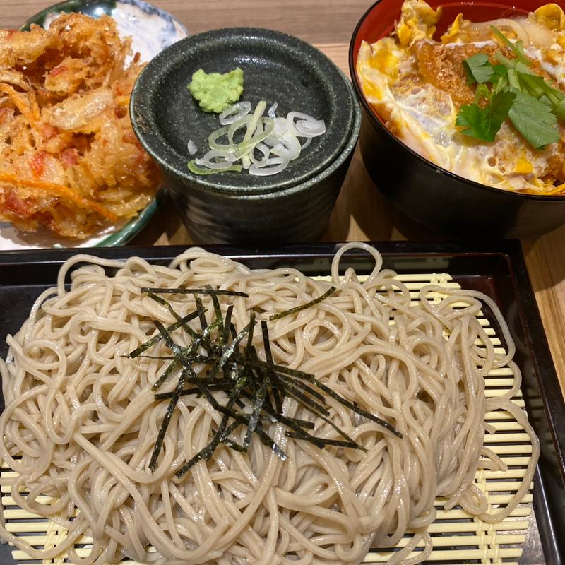 かつ丼セット　ざるそば(蕎麦いまゐ仙川店)