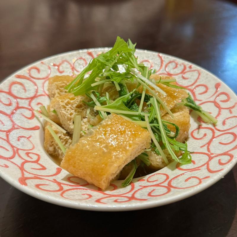 水菜と油揚げの煮びたし(ルッカ)