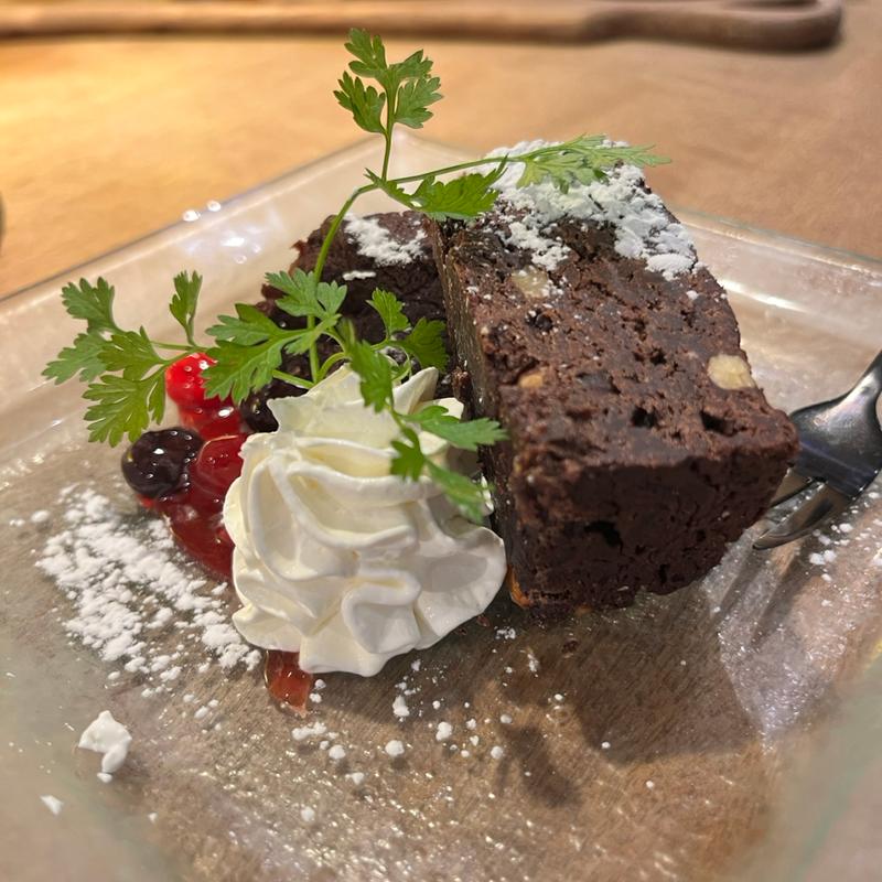 ガトーショコラ(北海道イタリアン食堂 ビビデバルデムーン )