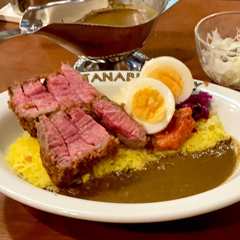 牛タンビフカツカリー(渡邊咖喱 同心店)