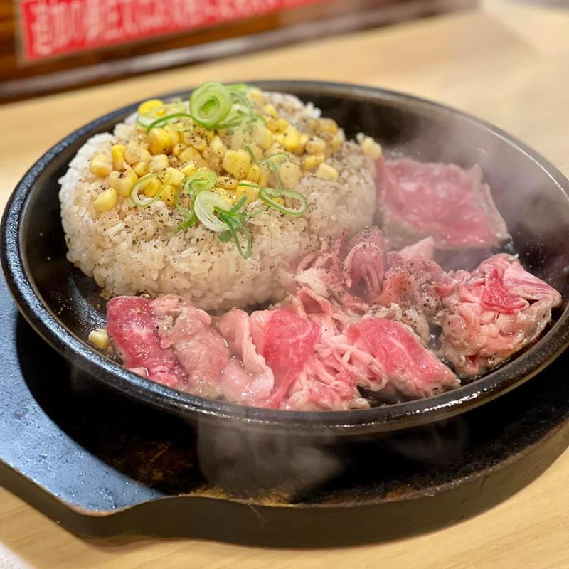 ビーフペッパーライス(ペッパーランチ 秋葉原店)