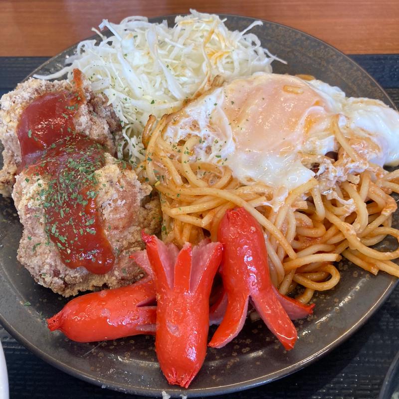 洋食盛り定食(からやま 横須賀佐原インター店)