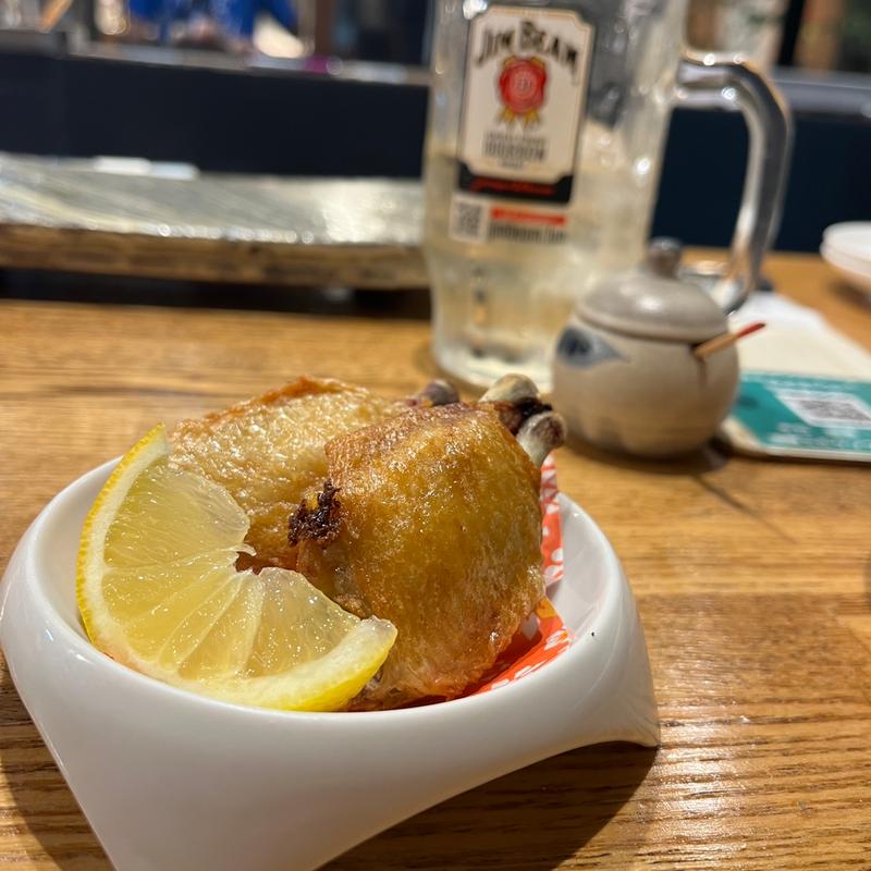 手羽先一夜干し唐揚げ2ケ(焼鳥&ワイン RICKY)