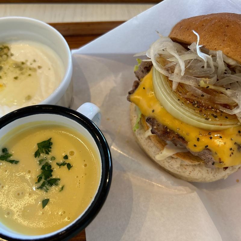 BBQチーズバーガー(Sugar CAFE&SWEETS)