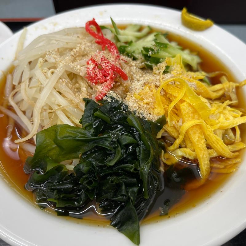 冷やし中華(中華料理たつみ 田柄店)