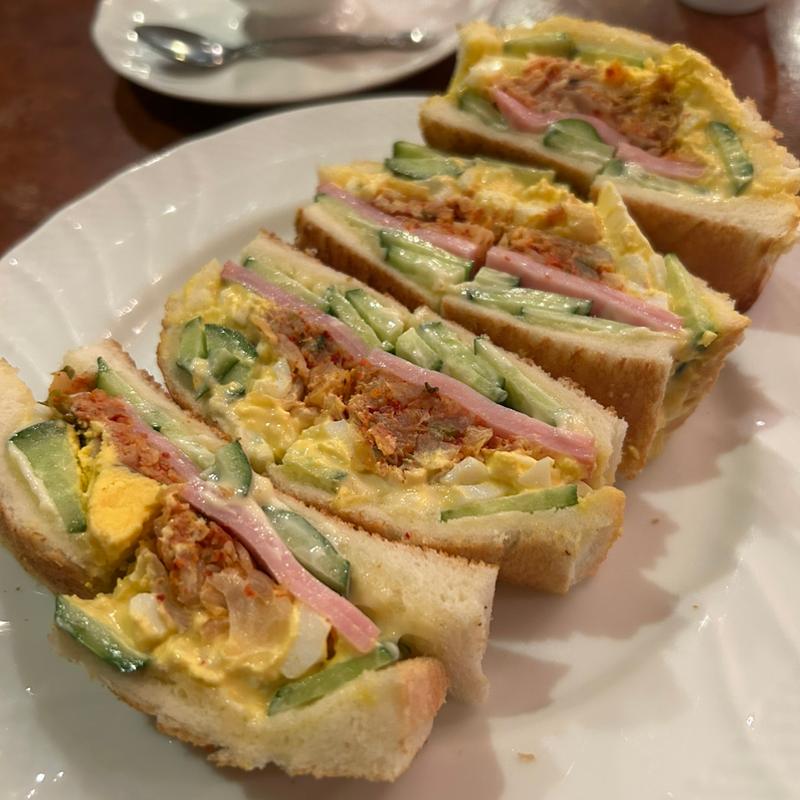 キムチサンド(珈琲館 ロックヴィラ)