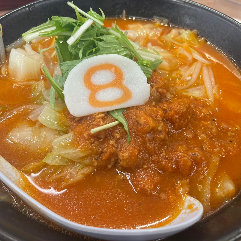 トマトラーメン(８番らーめん 金津店)