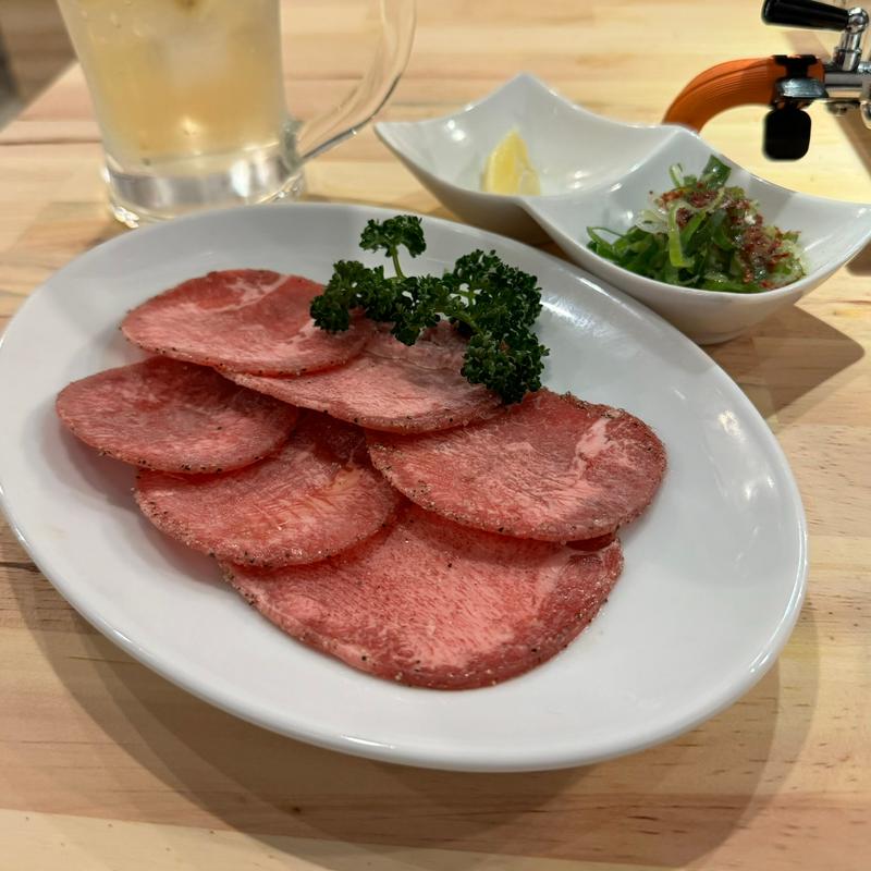 塩タン(情熱焼肉ファイティングマン)