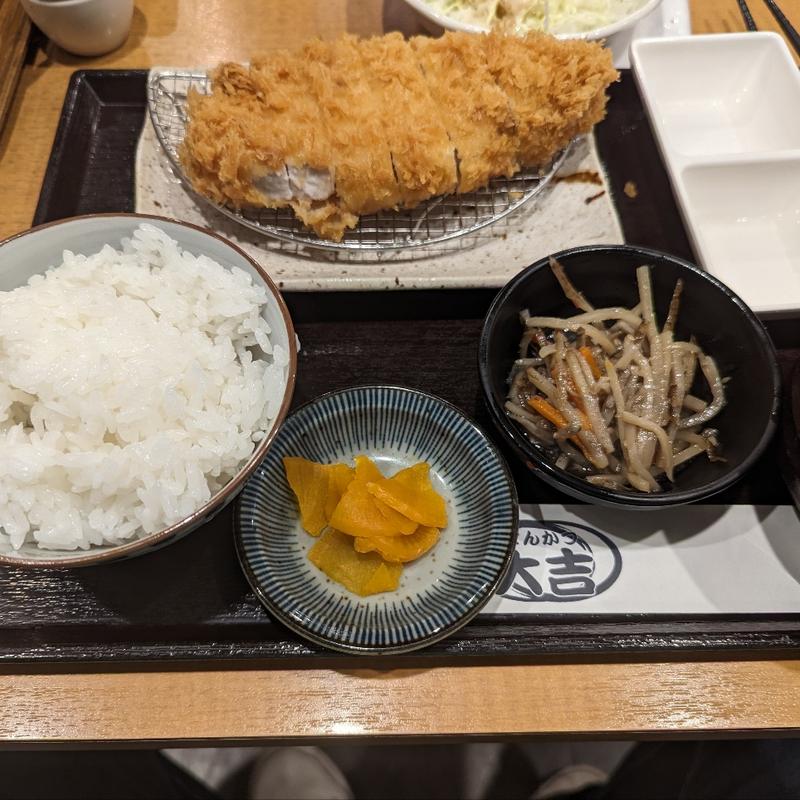 ロースカツ定食並(とんかつ 大吉（東武ホープセンター サウスゾーン）)