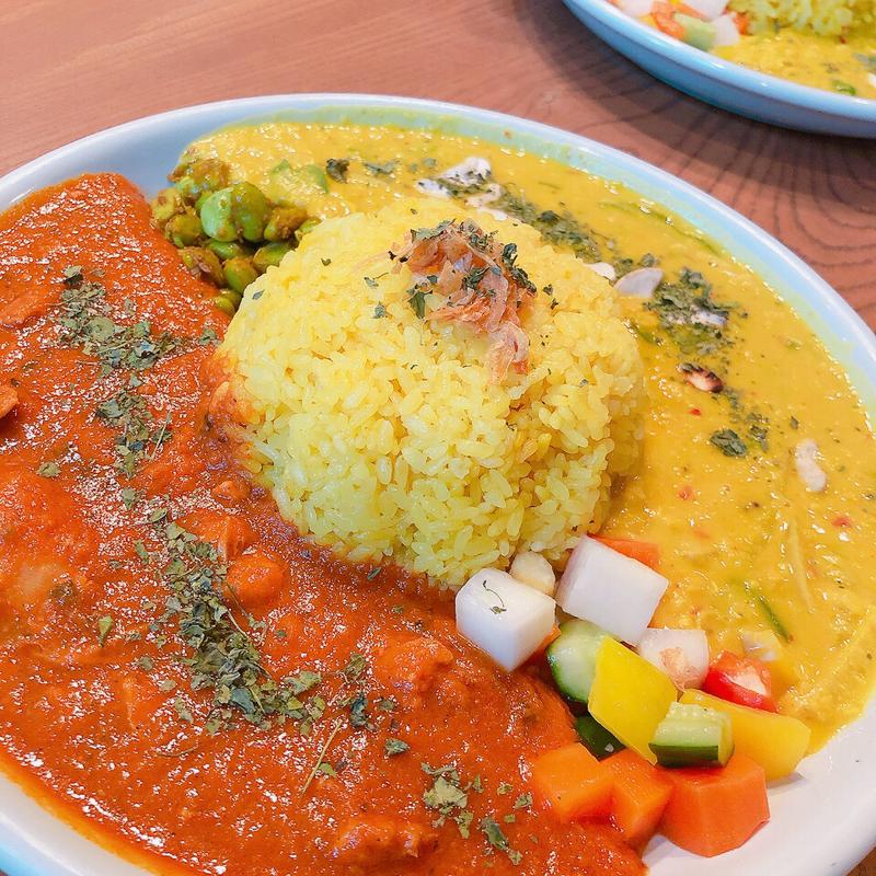 2色カレー定食(カンテ グランデ 中津本店 )