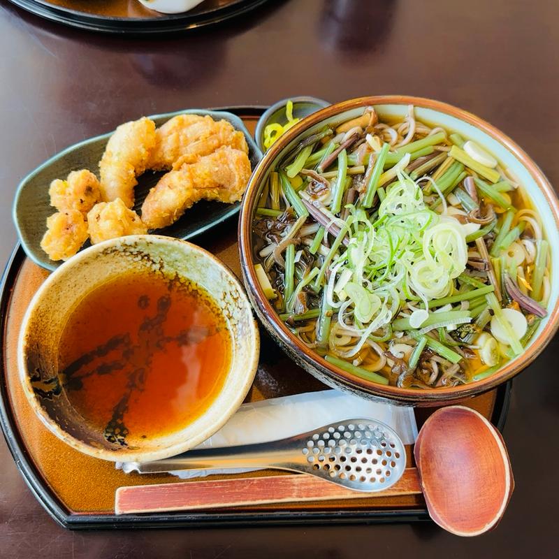 山菜そば(そば処 ひろ)