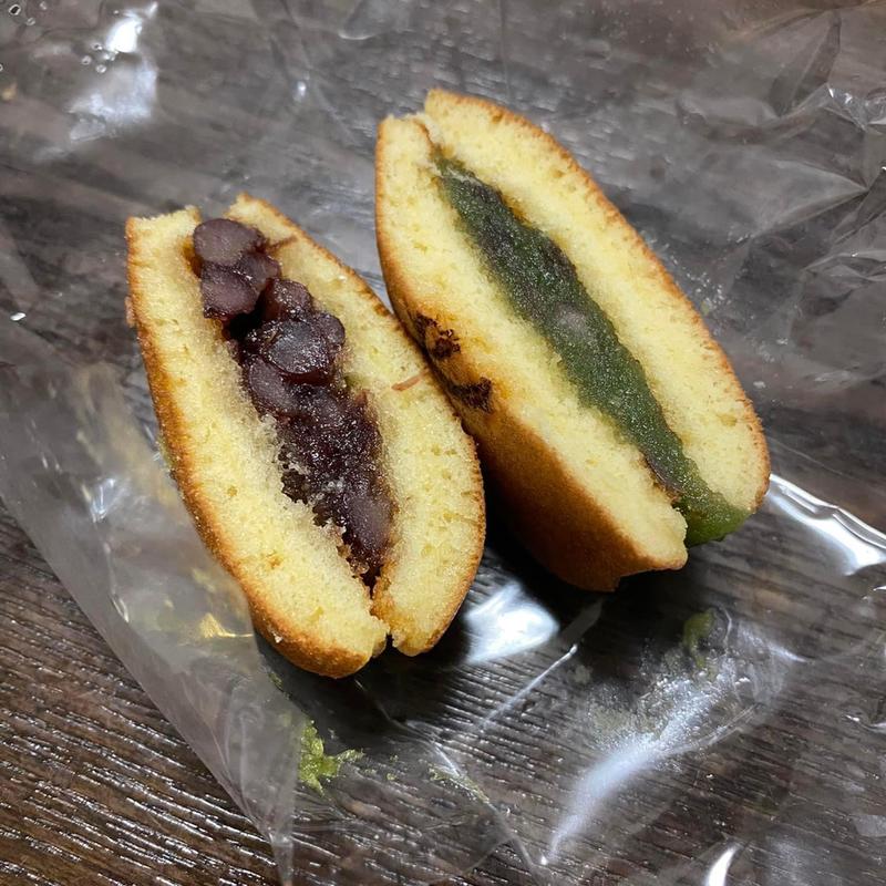 抹茶と小豆のまめどら焼き(蜂の家 自由が丘本店)