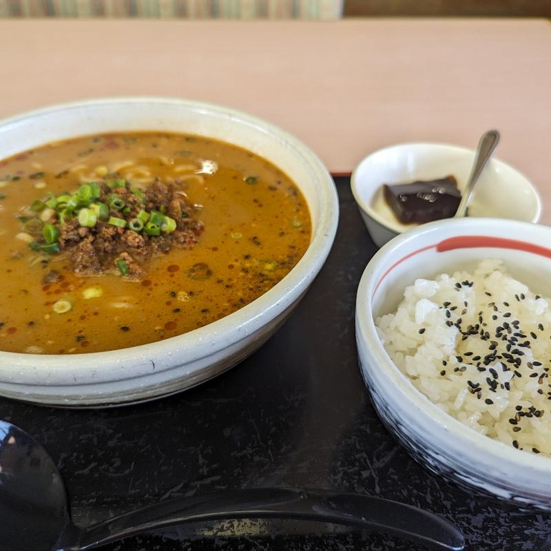 担々めん（半ライス付き）(らー麺工房はくが )
