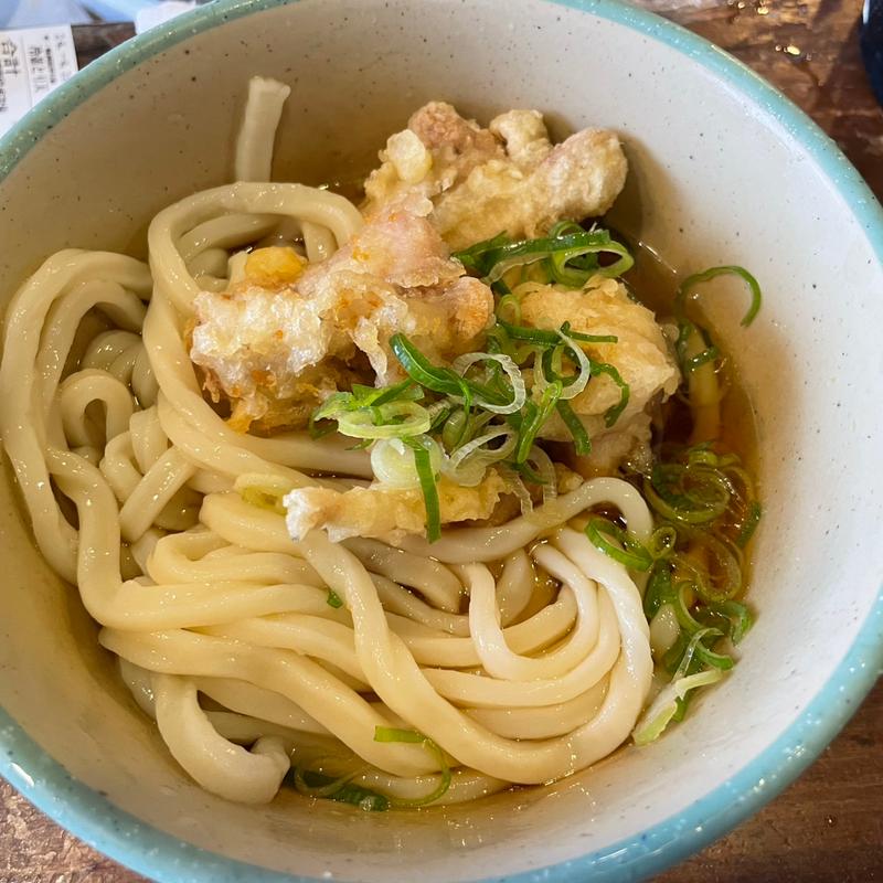 冷とり天ぶっかけ(おにやんま　五反田本店)