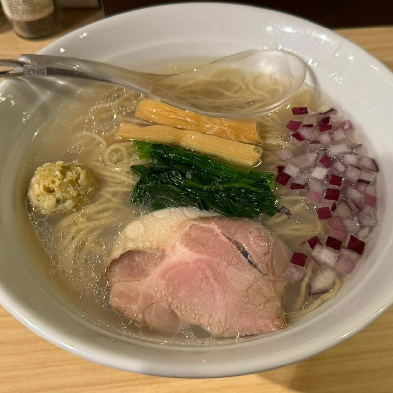 貝出汁 塩そば(貝出汁中華そば竹祥)