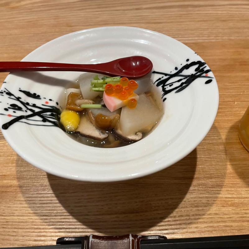 お通し(地酒と地魚わたる。)