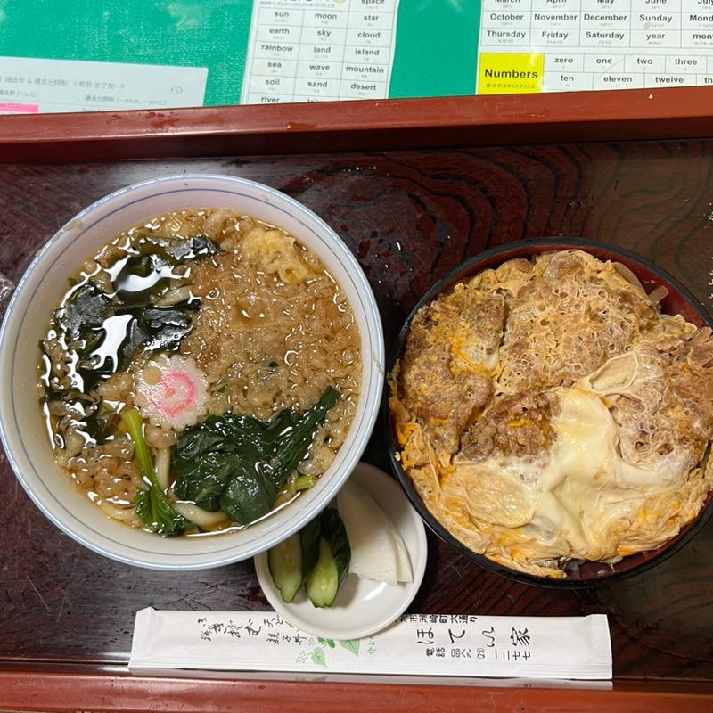 カツ丼セット　大盛(ほていや そば店)