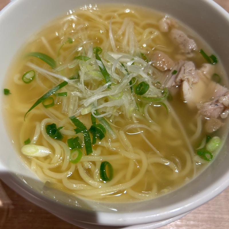 鶏塩つゆそば(桃菜 マロニエゲート銀座２店)