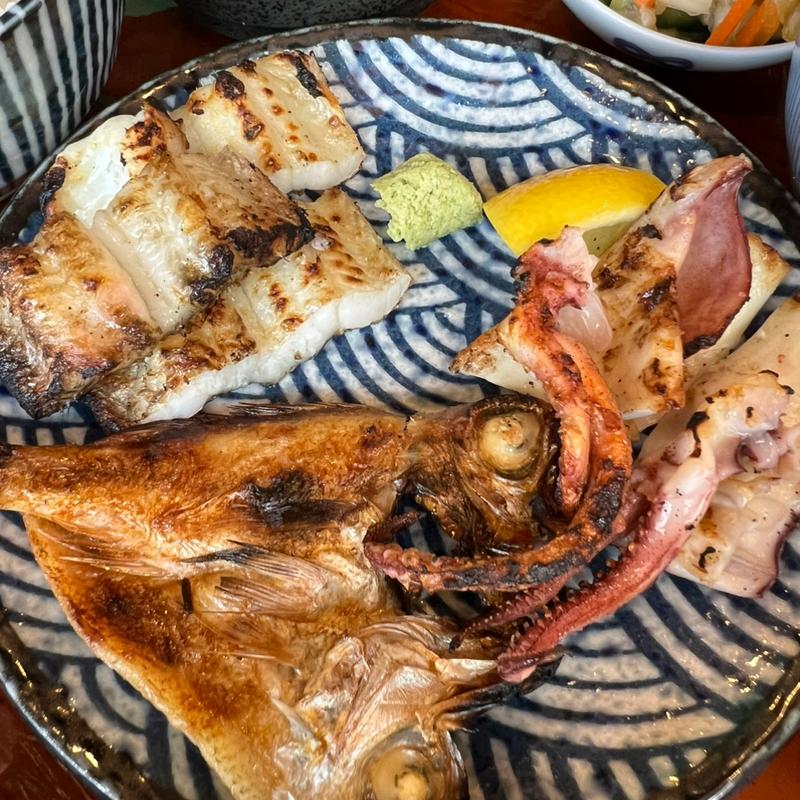 山陰名物 干物炙り3種(炭焼牛たん東山 シャミネ松江店)