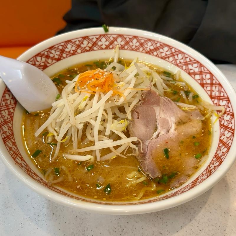 味噌ラーメン(めんハーフ)(めん丸 曳舟店)