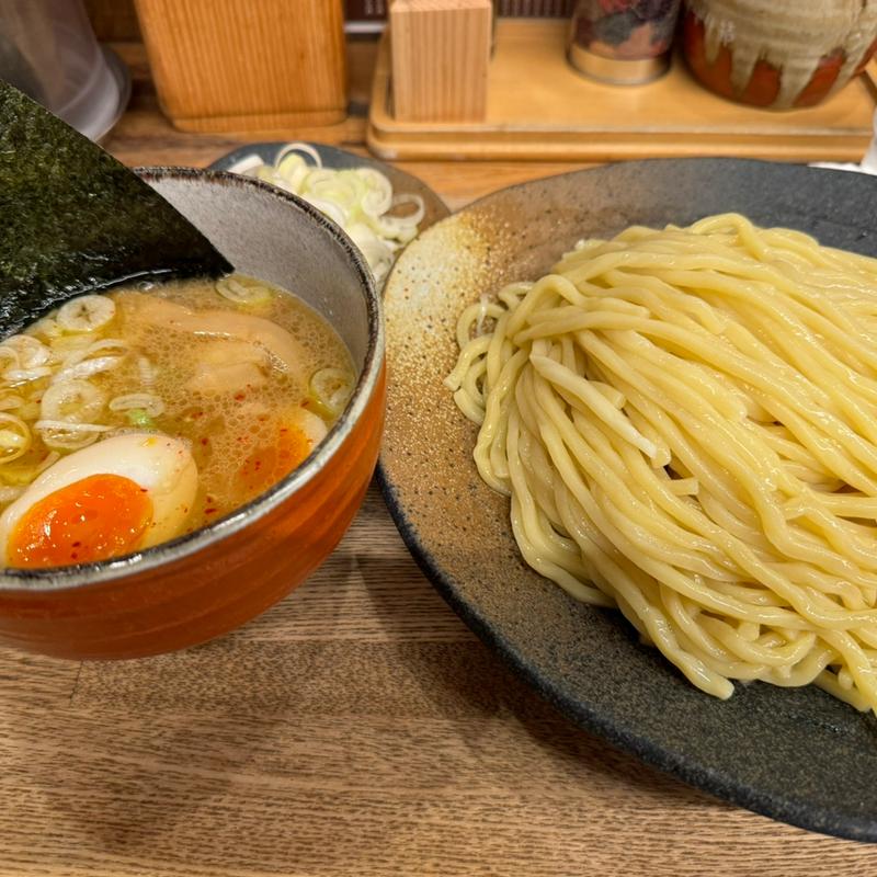 つけ麺：大　ねぎ＋玉子(つけ麺屋 やすべえ 新宿店 )