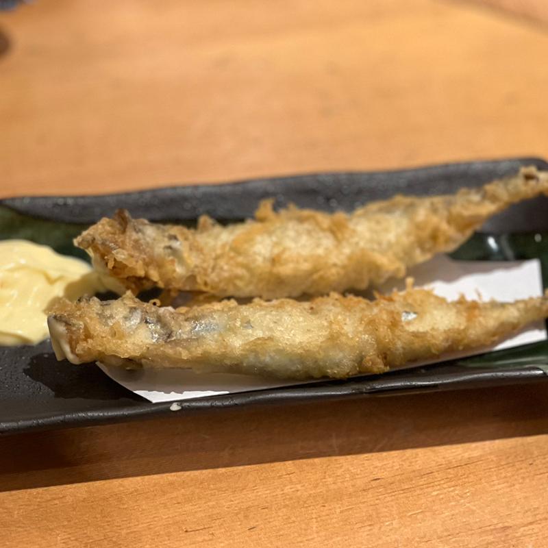 ししゃも天ぷら(平次のおうどん )