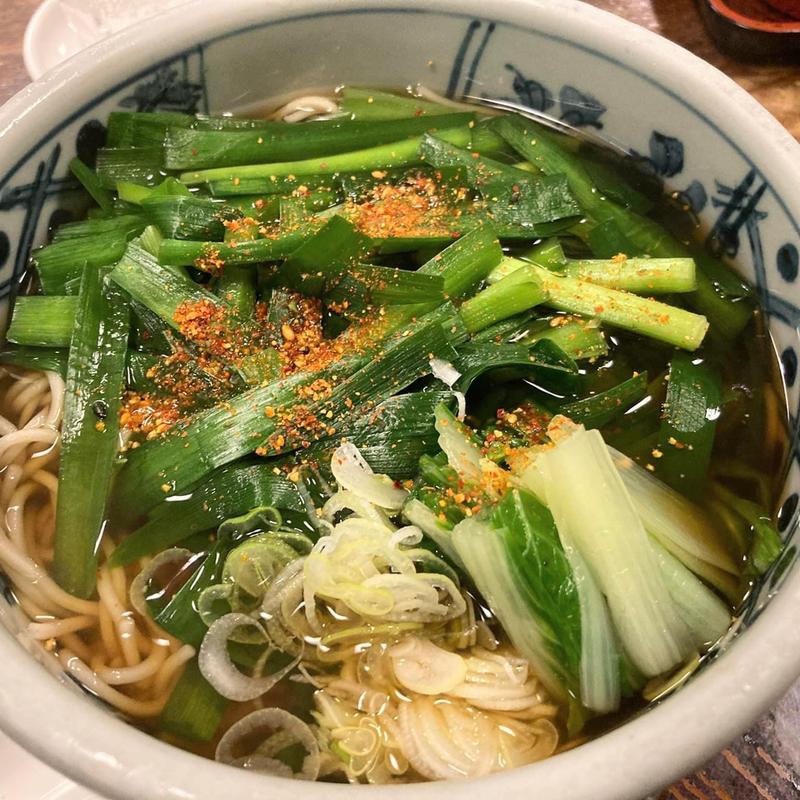 ニラそば(泰明庵)