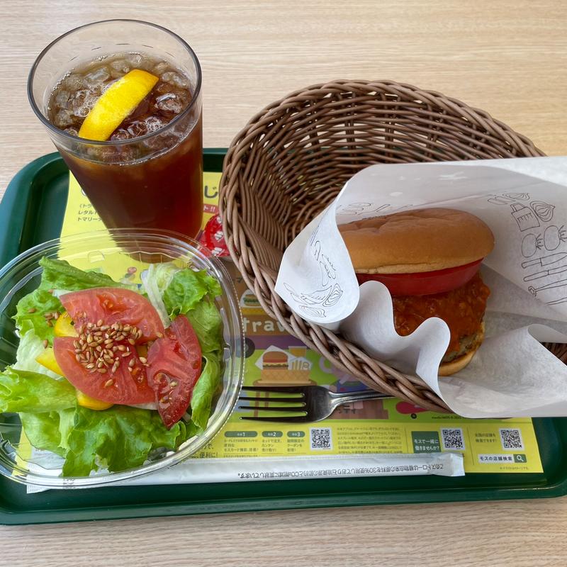モスバーガーセット(モスバーガー 伊豆大仁店 )